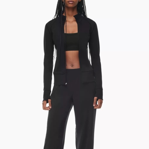 Black TNA Svelte Zip-Up. Brand new with tags!!! - Picture 2 of 8